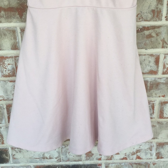 Candies Pastel Pink Criss Cross Bust A Line Dress - Picture 3 of 5